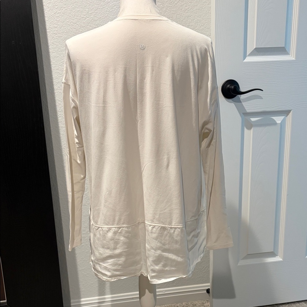 lululemon athletica Cream Long Sleeve Top